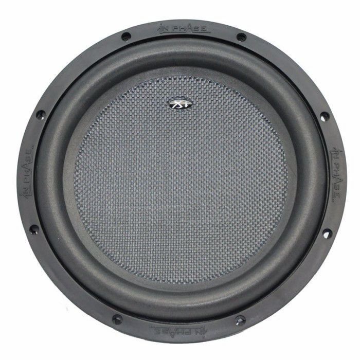 In Phase XT-10 Kevlar Cone 2Ω Dual Voice Coil 1200W Peak Power Subwoofer