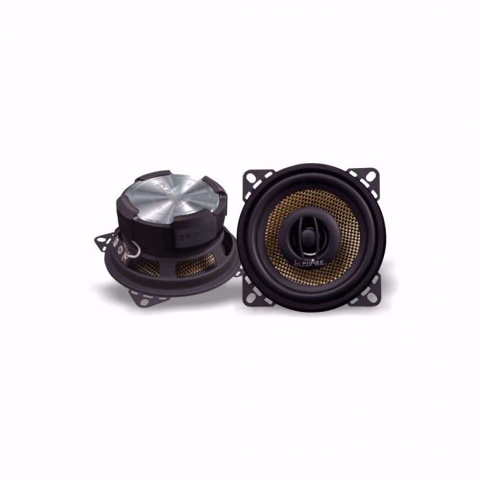 In Phase Car Audio XTC10.2 4" Coaxial Speakers 160 Watts Peak Power with Directional Tweeters