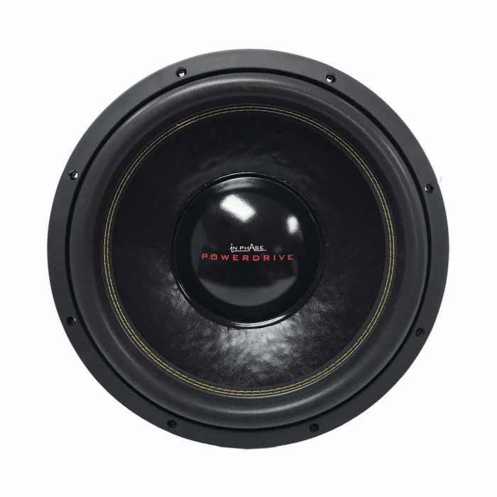 In Phase Car Audio PowerDrive15 3000W 15" Dual 2Ω Voice Coil Subwoofer