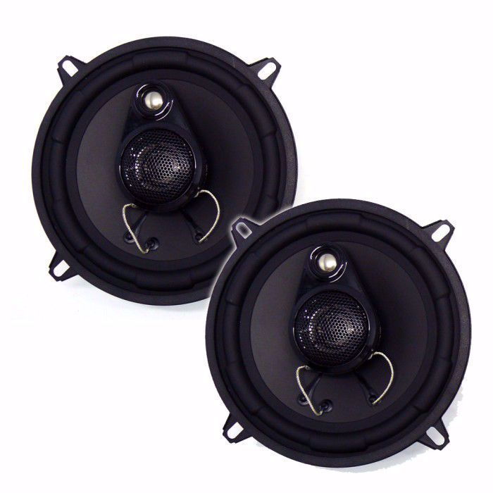 In Phase Car Audio SXT1335 - 13cm shallow mount 3-way coaxial speakers - 230 watts