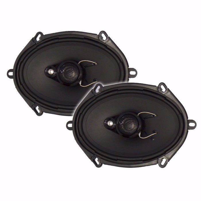In Phase Car Audio SXT5735 Shallow Mount 5x7" 3-Way Coaxial Speaker System