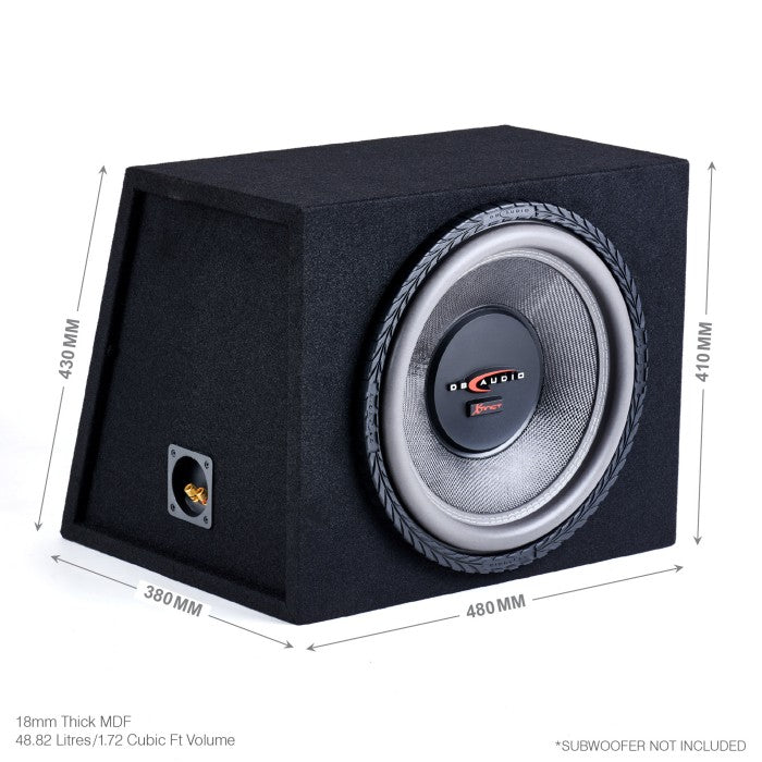 In Phase Car Audio In Phase BX12SL 12" Sealed Subwoofer Enclosure