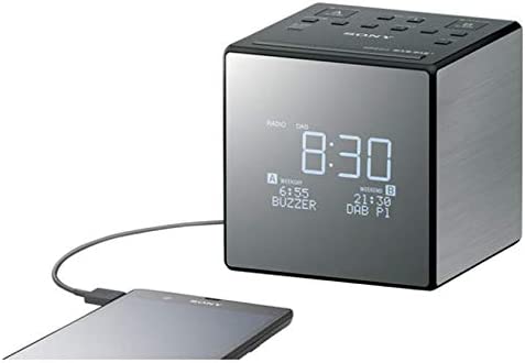 Sony XDR-C1DBP DAB/FM Clock Radio With USB Charging Port