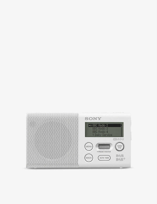 Sony XDR-P1DBP Pocket Rechargeable DAB Radio White