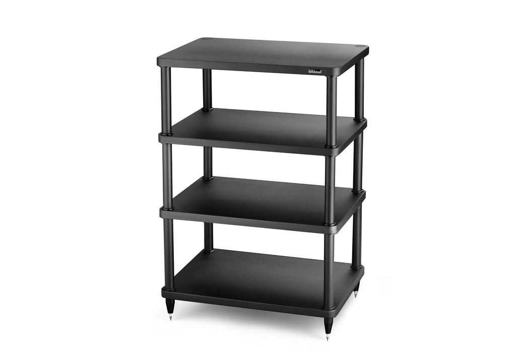 Solid Steel S3-4 4 Shelf Hifi Stand Black
