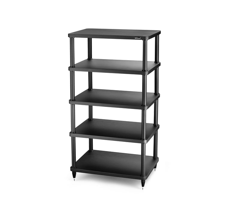 Solid Steel S3-5 5 Shelf Hifi Stand Black
