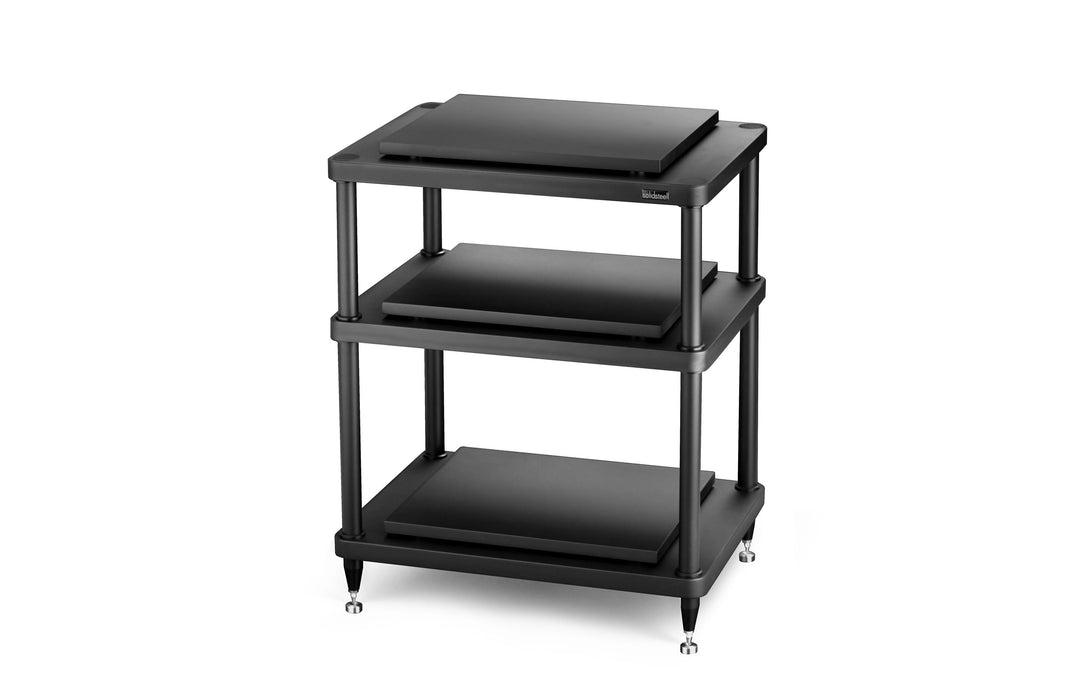 Solid Steel S5-3 3 Shelf Hifi Stand Black