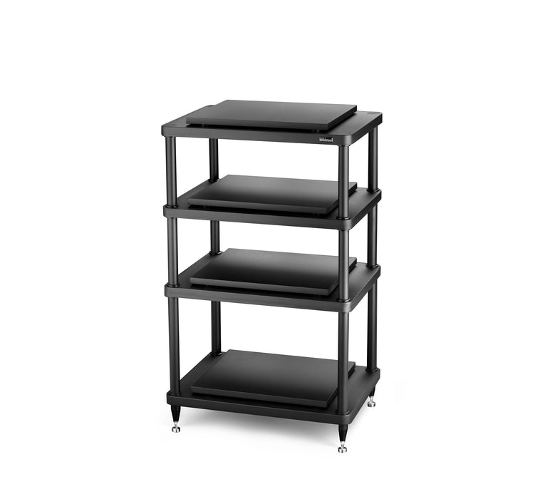 Solid Steel S5-4 4 Shelf Hifi Stand Black
