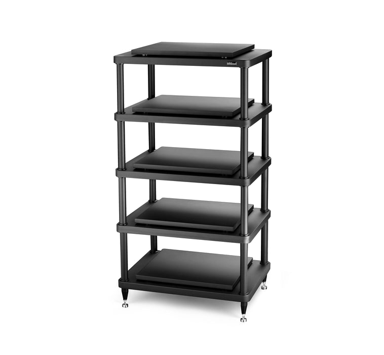 Solid Steel S5-5 5 Shelf Hifi Stand Black