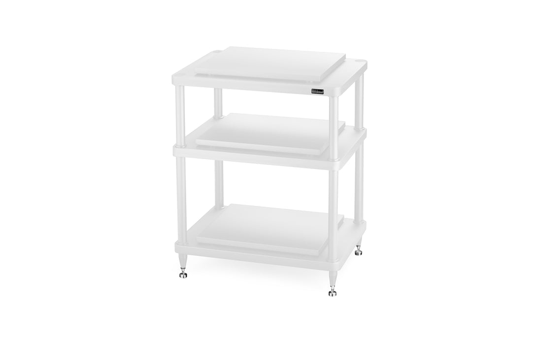 Solid Steel S5-3 3 Shelf Hifi Stand White
