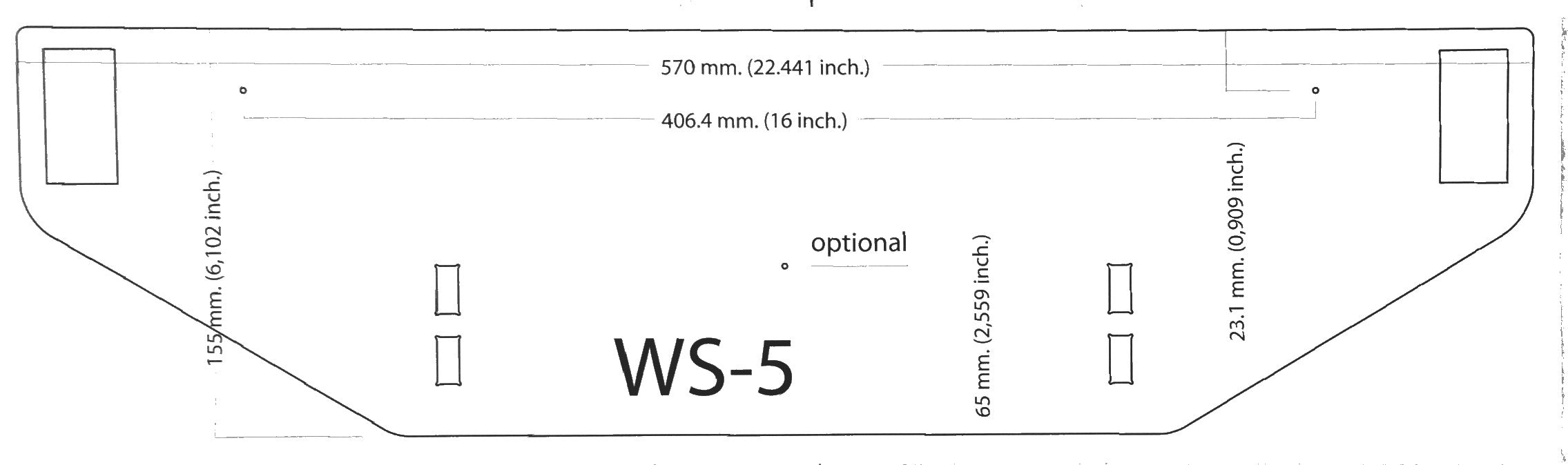 Solid Steel WS-5 Turntable Wall-Shelf Black