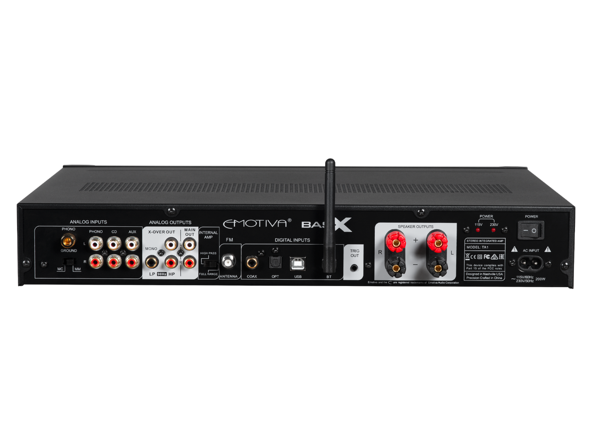 Emotiva BasX TA1 Stereo Preamp/DAC/Tuner/Amplifier