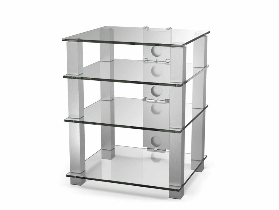 Spectral 4 Shelf High-End Hifi Rack Clear Glass