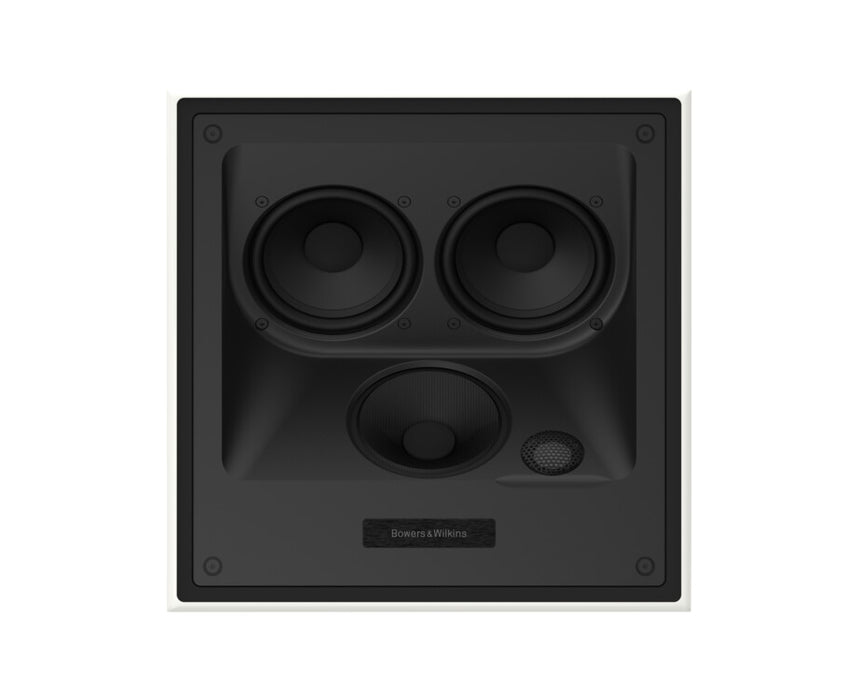 BOWERS & WILKINS CCM7.3S2 3 Way In Ceiling System, 2 x 5" Bass Drive Unit, Square, Single