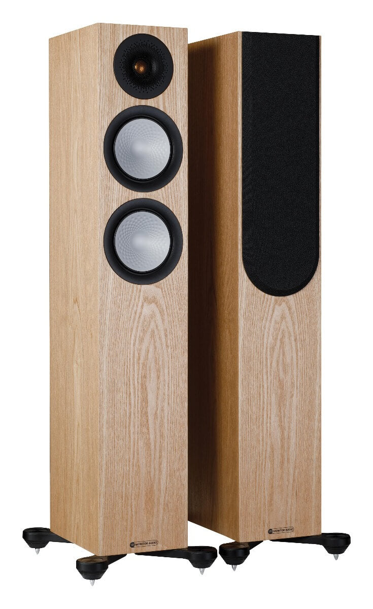 Monitor Audio Silver 200 7G Floorstanding Speakers-Ash
