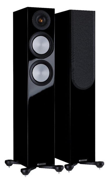 Monitor Audio Silver 200 7G Floorstanding Speakers-Black Gloss