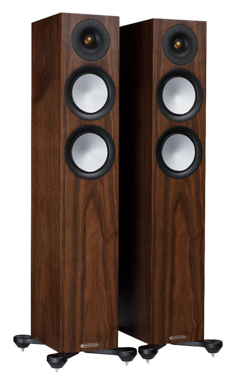 Monitor Audio Silver 200 7G Floorstanding Speakers-Walnut