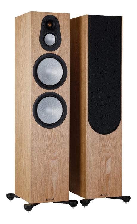 Monitor Audio Silver 500 7G Floor standing Speakers-Ash