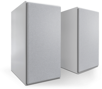 Totem Sky Bookshelf Speakers Satin White