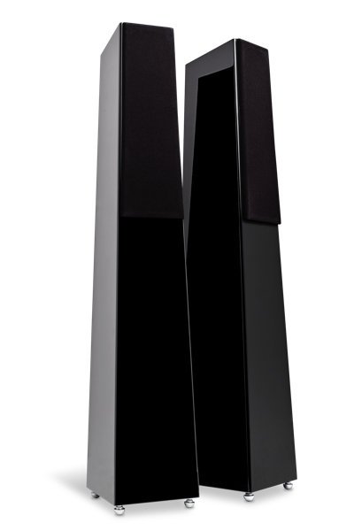 Totem Tribe Tower Floorstanding Speakers Dusk Black