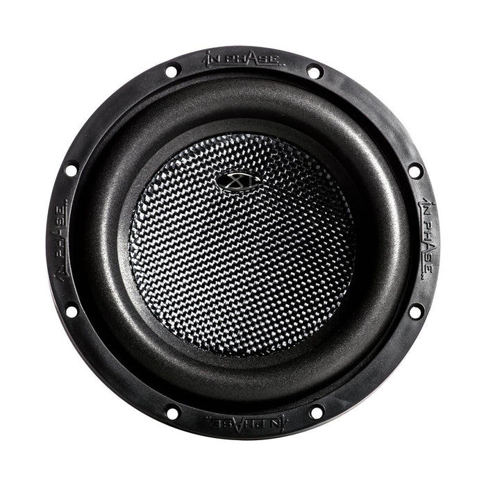 In Phase Car Audio XT-8 Kevlar Cone 2 Ohm Dual Voice Coil 1000W Peak Power Subwoofer